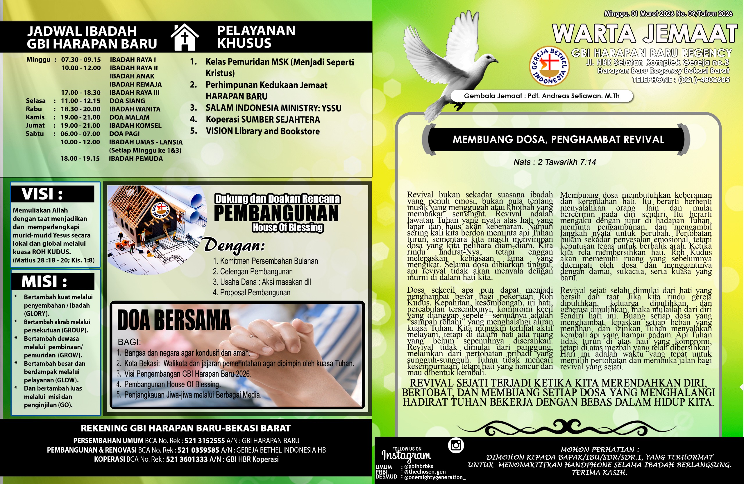 Warta Jemaat GBI Harapan Baru